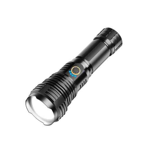 360 USB LED Rechargeable Flashlight C-L420 XH-P90High Power Long Range Torch with Zoom Focus (T25689)