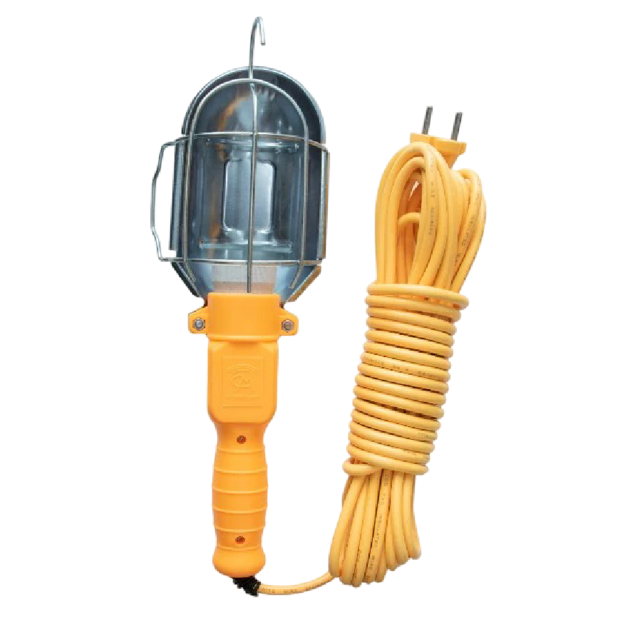 Handheld Portable Work Lamp – Durable & Bright (Yellow)