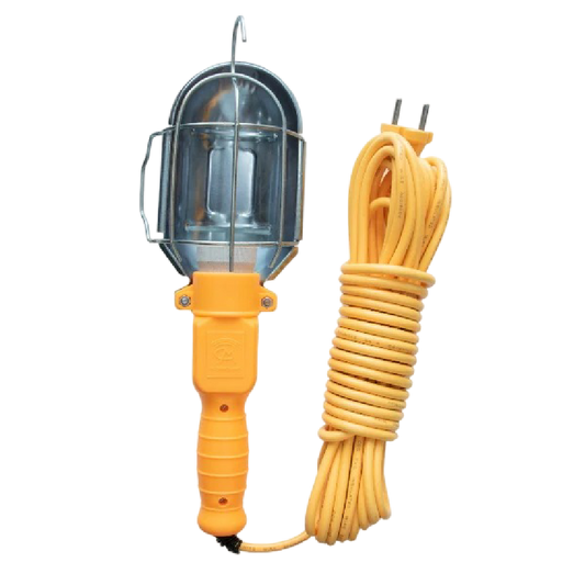 Handheld Portable Work Lamp – Durable & Bright (Yellow)
