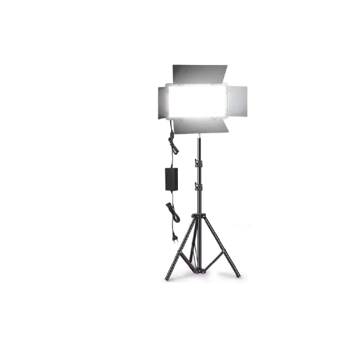 Professional LED 800 Video Light with Tripod Stand & Batteries – Adjustable Brightness & Color Temperature