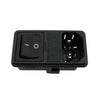 Power Connector Socket with Built-in Fuse Switch for Industrial Machines and Equipment - Alqamarshop
