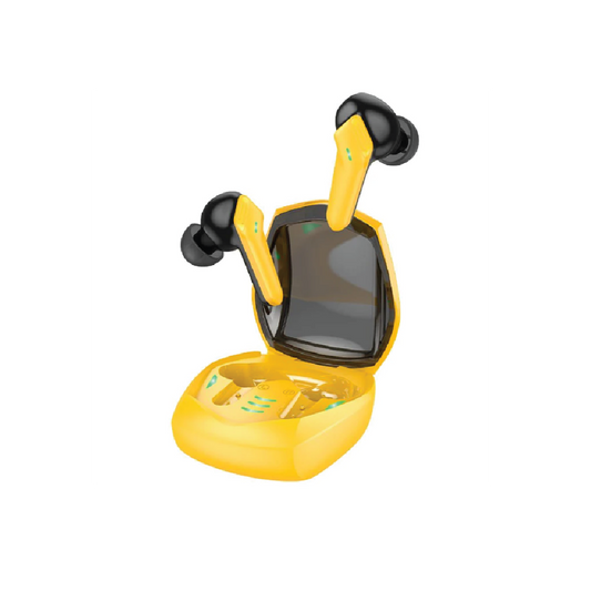 HOCO EW28 Magic True Wireless Gaming Earbuds –  Bluetooth 5.0 Low-Latency Gaming Headset (Yellow)