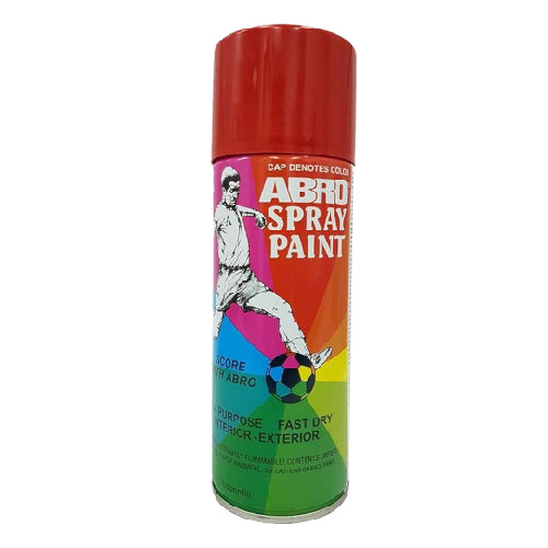 Abro 22 Spray Paint Gloss Fire Red Rojo Fuego 073 High-Quality Finish (AQ17003)