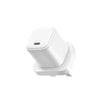 GaN Mini 30W Compact Fast Charging AdapterUK Plug, White TCG15 (SN) - Alqamarshop