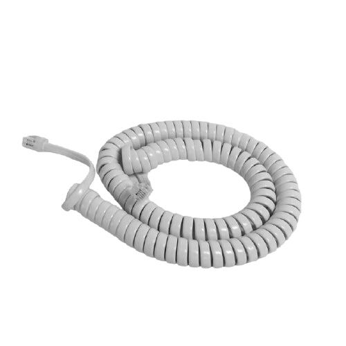 Telephone Handset Cord 2m Stretchable Coil Wire for Landline Phones (T12473)