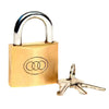 Brass Padlock 25mm Compact and Rust Resistant Security Lock (T08962) - Alqamarshop