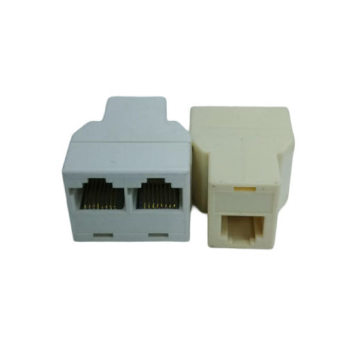 LAN Ethernet Cable Adapter – 1 to 2 Way RJ45 Network Splitter for Internet Sharing