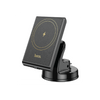 Hoco HW20 Precious Magnetic Wireless Fast Charging  Car Holder – Center Console Phone Mount (Black)
