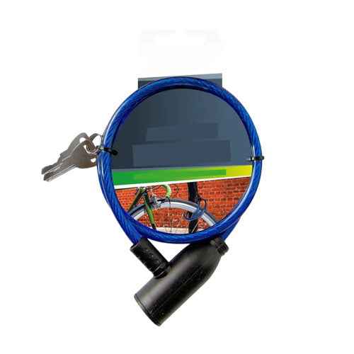 Bicycle Lock Heavy-Duty Steel Security Chain with Key Lock for Bikes and Scooters (T06483)
