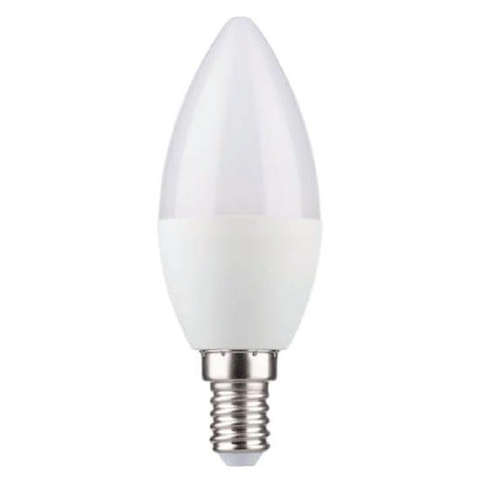 مصباح شمعة LED من خليجية بلس للمنزل 9 واط E14 – إضاءة دافئة مزخرفة (800-900 لومن)