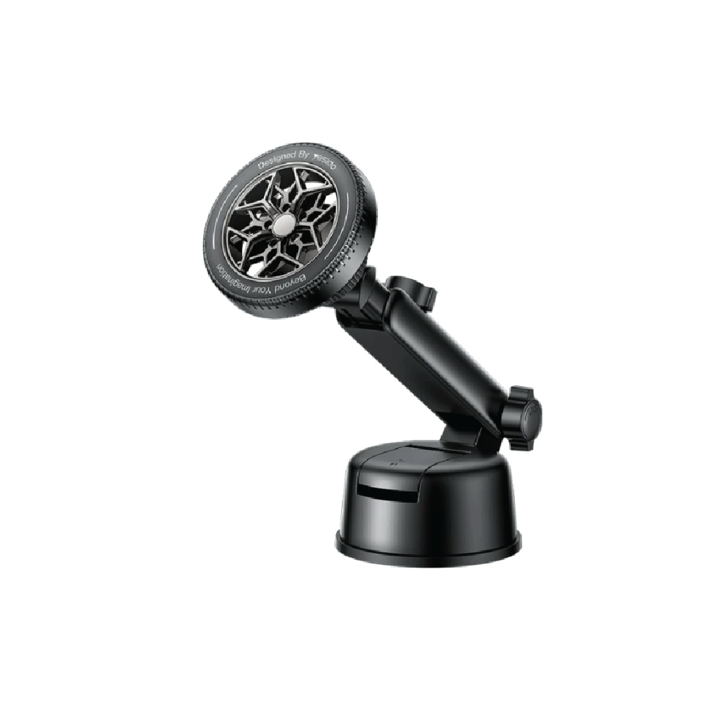 Yesido C266 Magnetic Car Phone Holder – 360°  Rotating Dashboard Mount with N52 Ring Magnet
