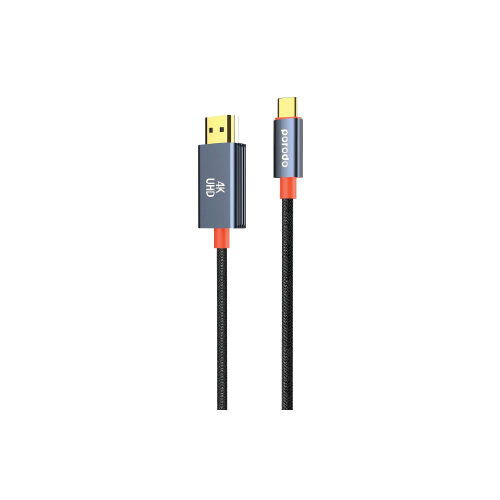 Porodo Woven Braided USB-C to HDMI 2M Cable