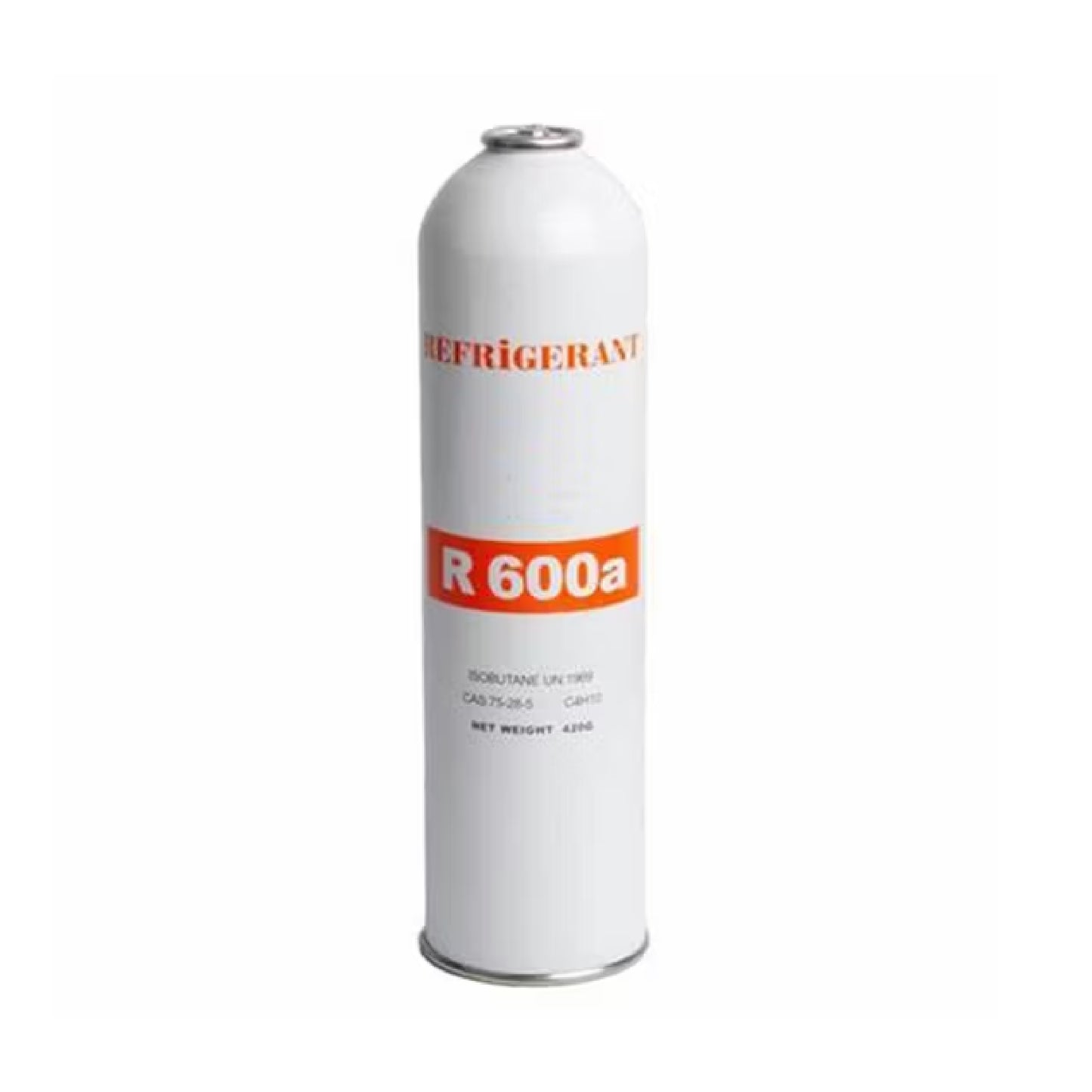 R600A Refrigerant Gas with Valve – 420g  T25959 (Made in China)