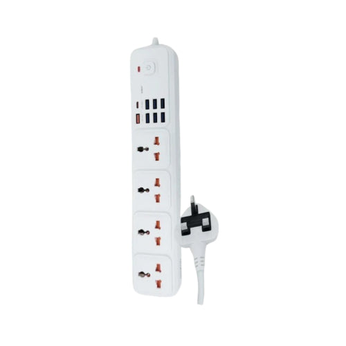 MOXOM MX-ST14 Multi-Function 12-in-1 Power Strip 2500W (SN) - Alqamarshop