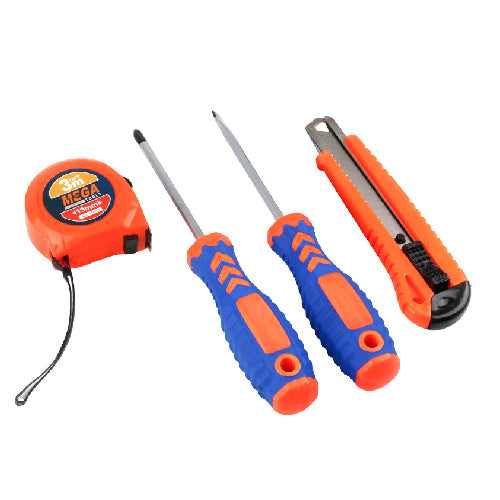 Orderly 4-Piece Combination Tool Set EssentialHand Tools for Home, Office and DIY Use (T22668) - Alqamarshop