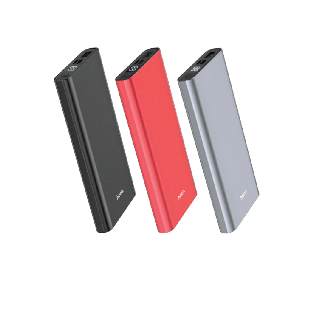 Hoco J68 Resourceful 10000mAh Power Bank –  Dual USB Output Portable Backup Battery