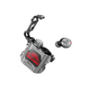 Hoco EW33 TWS Bluetooth 5.3 Gaming Earbuds-Wireless  Touch Control Earphones with LED Display Charging Case (Grey)
