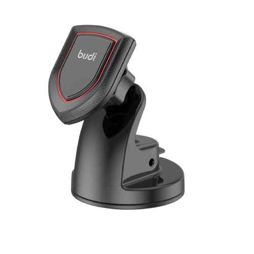 Budi Magnetic Car Mount Adjustable Flexible Windshield Phone Holder (T27647)