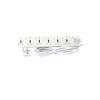 MOHA 6-Way Universal Power Extension Socket  3M – Heavy-Duty 250V 13A UK Power Strip