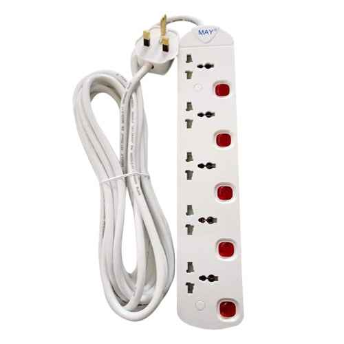 Zenlux Portable Power Socket Outlets Multi-Plug Extension 3M (T23334)
