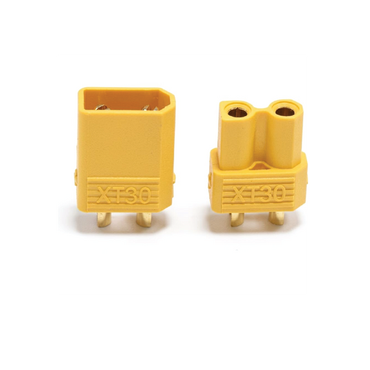 XT30 Male & Female Power Connectors -30A High-Current  Gold-Plated Battery Plug Set for RC Drones & LiPo Batteries