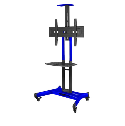 Mobile TV Stand Rolling TV Cart for Screens Up to with Adjustable Mount