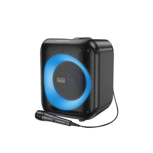 Hoco HA1 Graceful Portable Bluetooth Speaker  Black, US EU Version (SN) - Alqamarshop