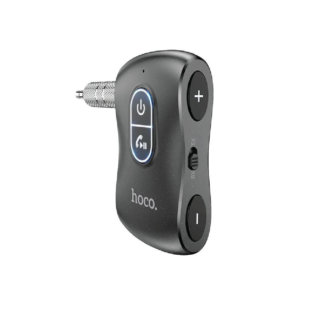 HOCO E73 Pro 2 in1 Bluetooth 5.0 Audio Adapter-Wireless  Transmitter & Receiver with AUX Connectivity, Type-C Charging