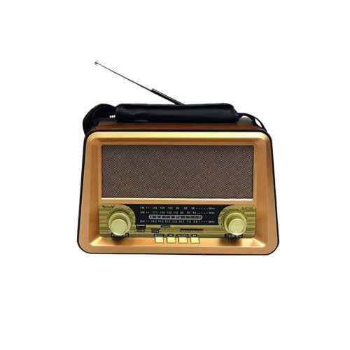 Golon Wireless Speaker RX-BT1006 Bluetooth Speaker with FM/AM/SW Radio Rechargeable Battery (T24903)