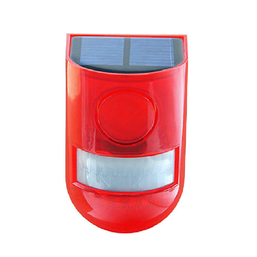 Solar Alarm Lamp – 110dB Siren with 24-Hour Protection and 30-Day Standby (T18554)