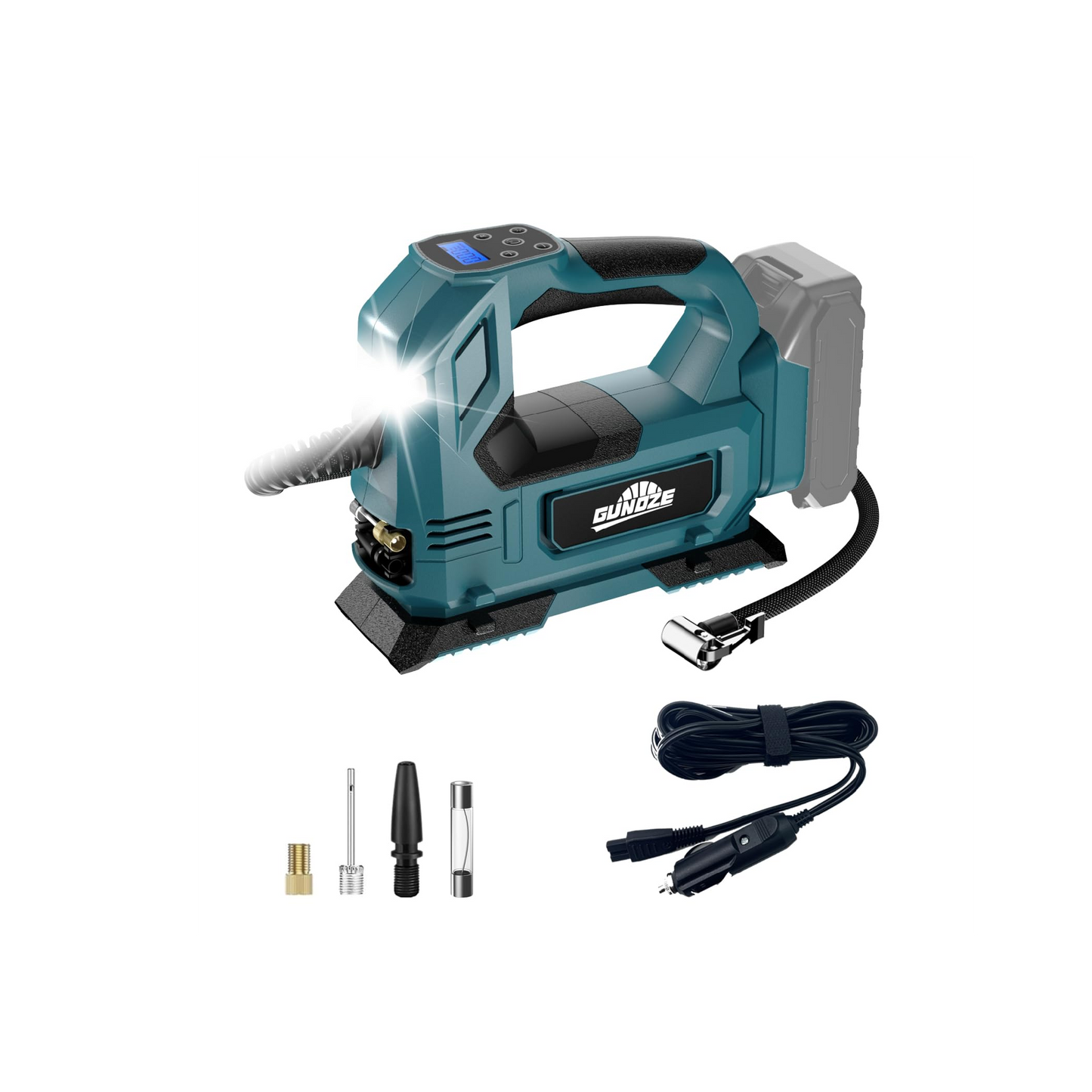 AM Hunter MS-531312 Li-ion Air Pump  (Air Compressor) – 20 PSI, 110W