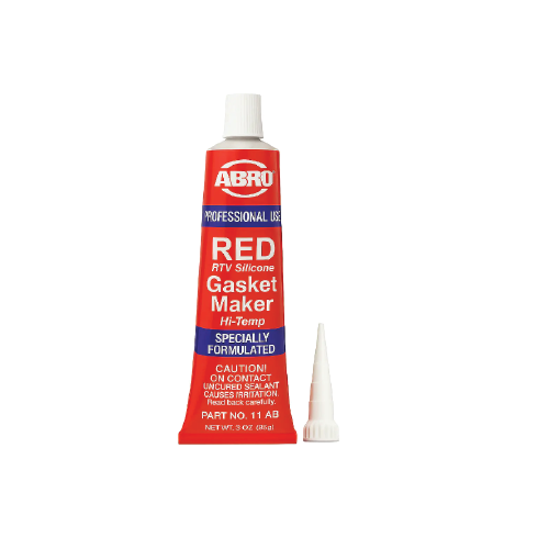 ABRO Red RTV Silicone Gasket Maker 85g (3.0oz) –  High-Temperature Leak-Proof Engine Sealant