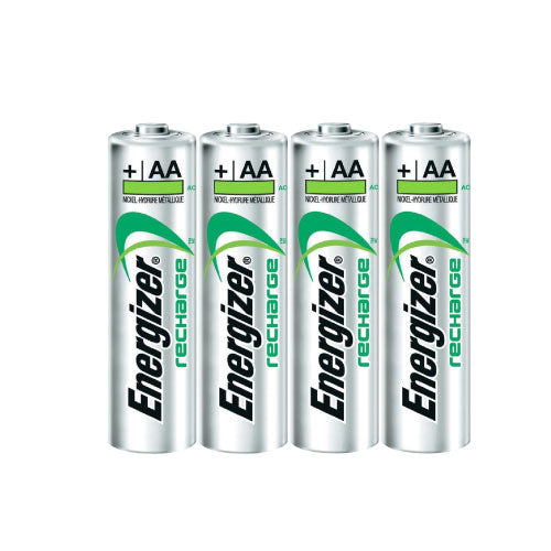 Energizer Rechargeable AA Batteries Pack of 4 (T04662) - Alqamarshop