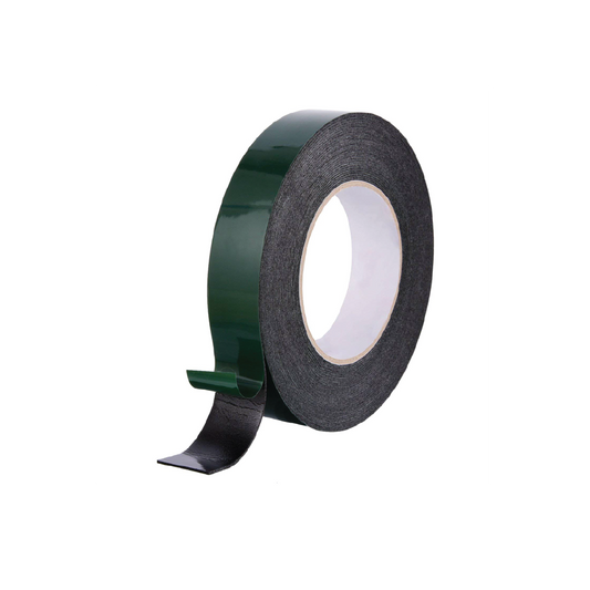 ABRO Masters Double-Sided black PE Foam with Green Adhesive Liner Tape-24mm x 10 Yards Heavy Duty Mounting