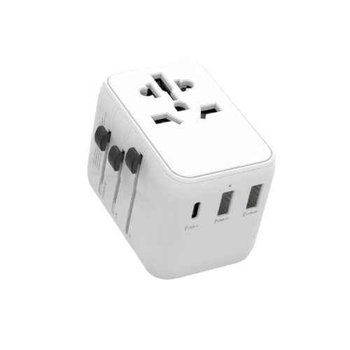 Earldom Universal Travel Adapter 2500W Power, 2.4A USB Output (T24706)