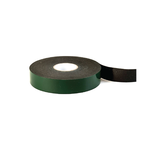 ABRO Masters Double-Sided black PE Foam with Green Adhesive Liner Tape-12mm x 10 Yards Heavy Duty Mounting