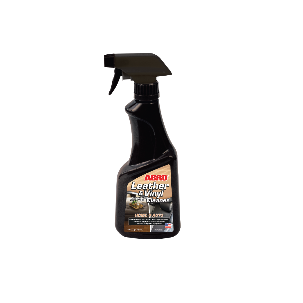ABRO LC-778 Leather & Vinyl Cleaner 16oz (473mL) – Gentle Cleaning Spray for Automotive & Home Surfaces