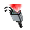 Portable 4-in-1 Car Mobile Charger Multi-Port Fast Charging Adapter (T27644)