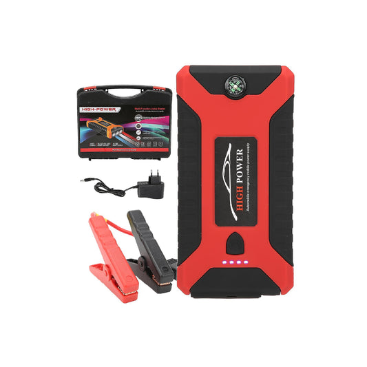 High-Power Multifunction Car Jump Starter –  Emergency Power Supply with LED Light & 4 USB Outputs
