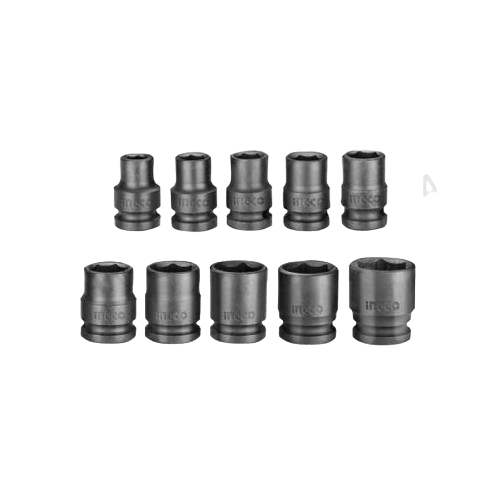 Ingco 1/2 Impact Socket Set HKISSD12101 (10 Pcs)