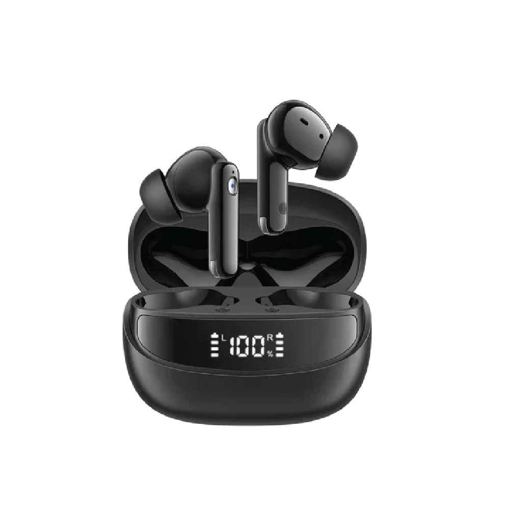 Joyroom BB3 True Wireless Earbuds – Bluetooth  5.3 Stereo Earphones with Charging Case (Black)
