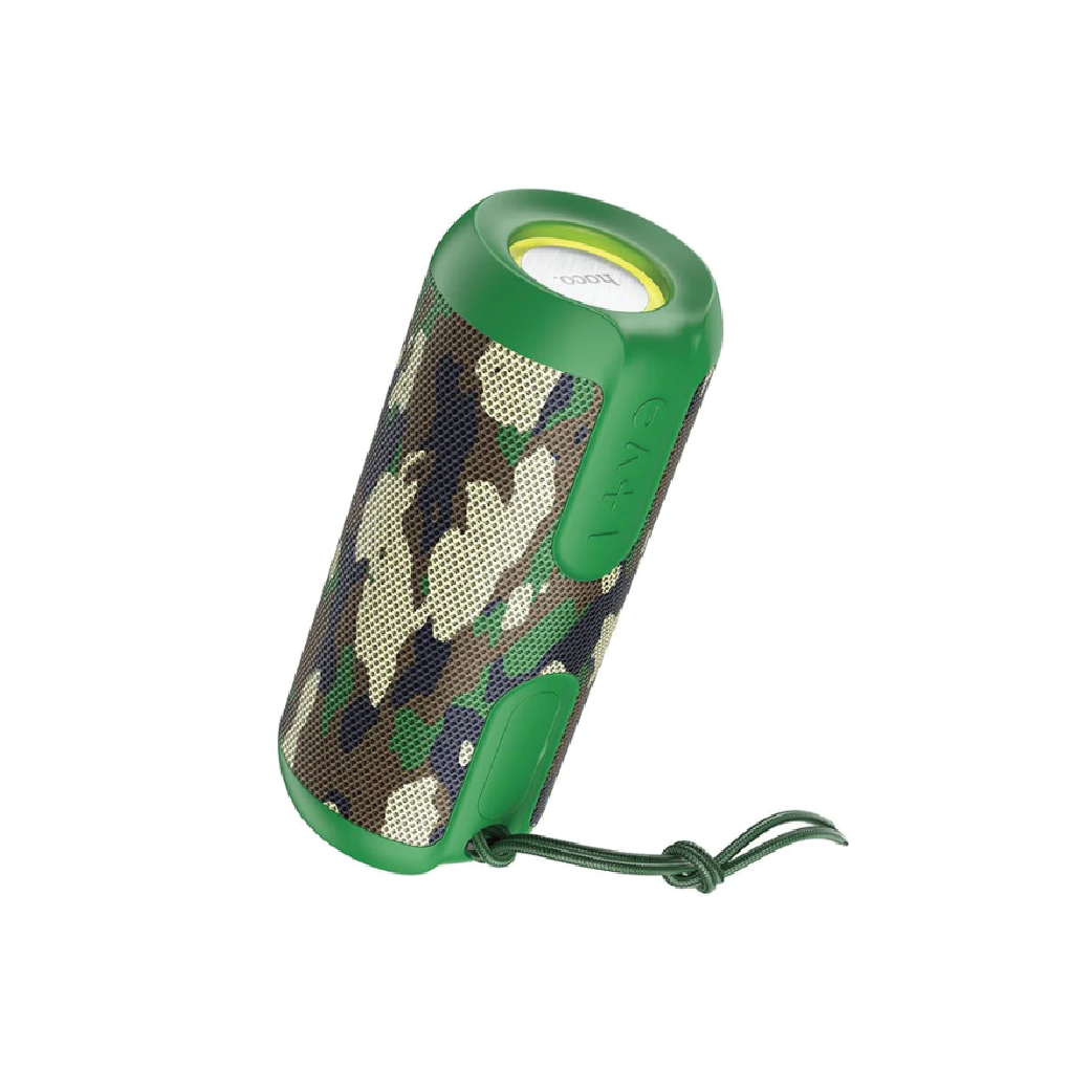 Hoco BS48 Artistic Sports Bluetooth Speaker –  Camouflage Green Portable Wireless Outdoor Speaker