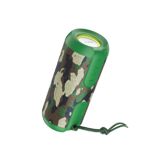 Hoco BS48 Artistic Sports Bluetooth Speaker –  Camouflage Green Portable Wireless Outdoor Speaker
