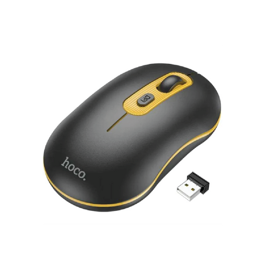 Hoco GM21 Platinum 2.4G Wireless Business Mouse –  Ergonomic Precision Optical Mouse with USB Receiver
