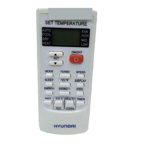 Hyundai FD-14 Universal AC Remote Smart Replacement for Split and Window Units (T24333)