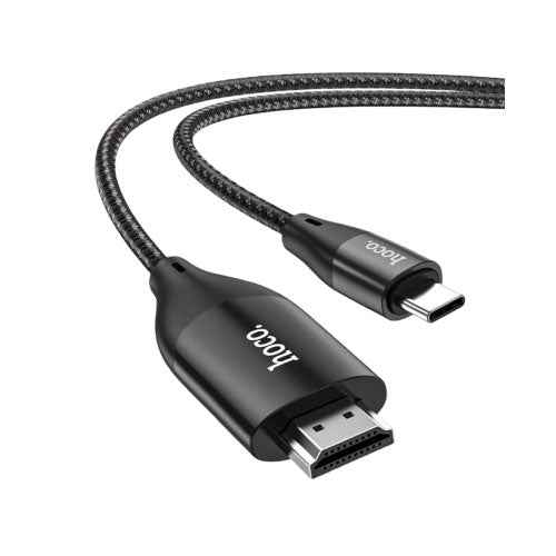 Hoco UA16 Type-C to HDTV Cable 2M Metal Gray,Full HD On-Screen Display (SN)