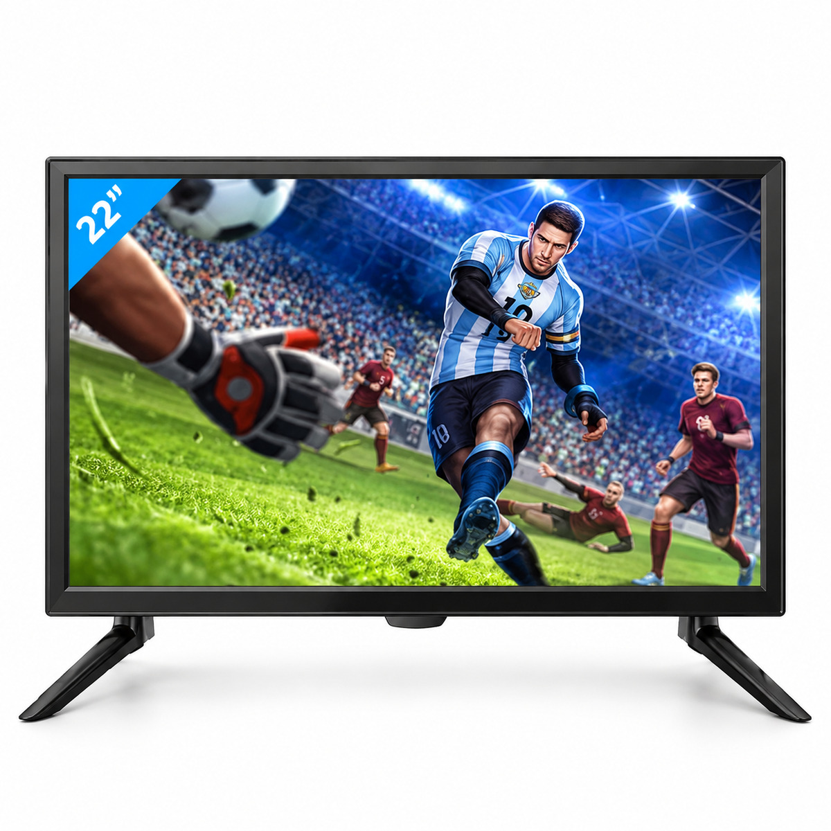 شاشة DGTech DG-L2201 مقاس 22 بوصة بتقنية LED عالية الوضوح بالكامل مع إطار رفيع