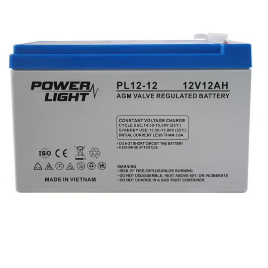 Power light Battery LX7-12 – 12V 7Ah Sealed Lead Acid  Backup Battery