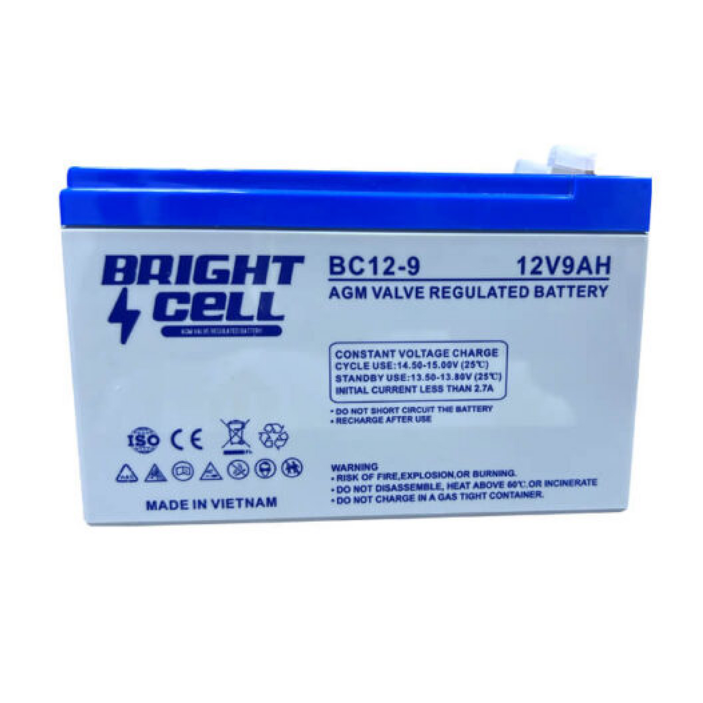 12V 9Ah Sealed Lead Acid Battery – Reliable  Backup Power