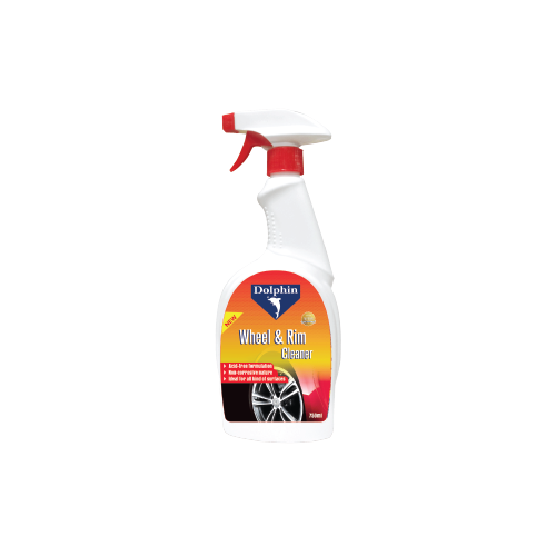 Dolphin Wheel & Rim Cleaner 750ml-Acid-Free Non -Corrosive Cleaner for Alloy, Chrome & Painted Wheels